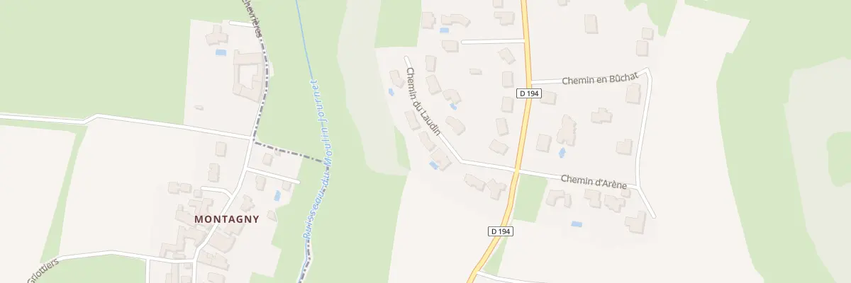 Plan du 99 Che du Laudin à Chevagny-les-Chevrières