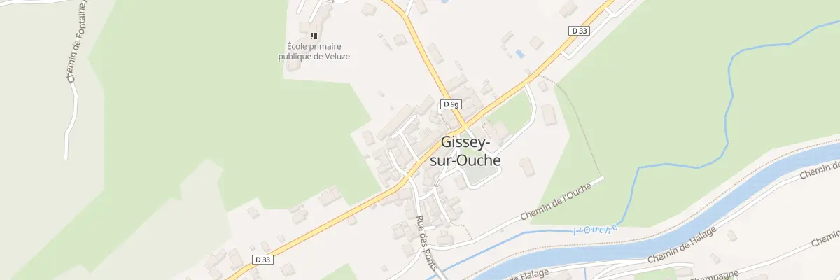 Plan du 78 Rue du Moulin Thibel à Gissey-sur-Ouche