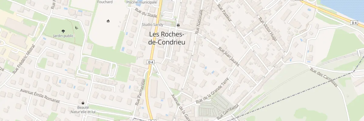 Plan du 62B Rue Nationale aux Roches-de-Condrieu