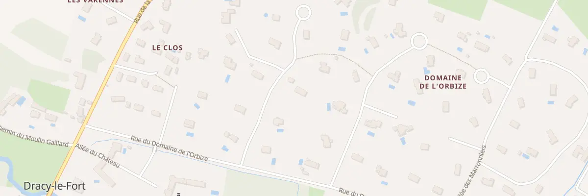 Plan du 6 All des Sorbiers à Dracy-le-Fort