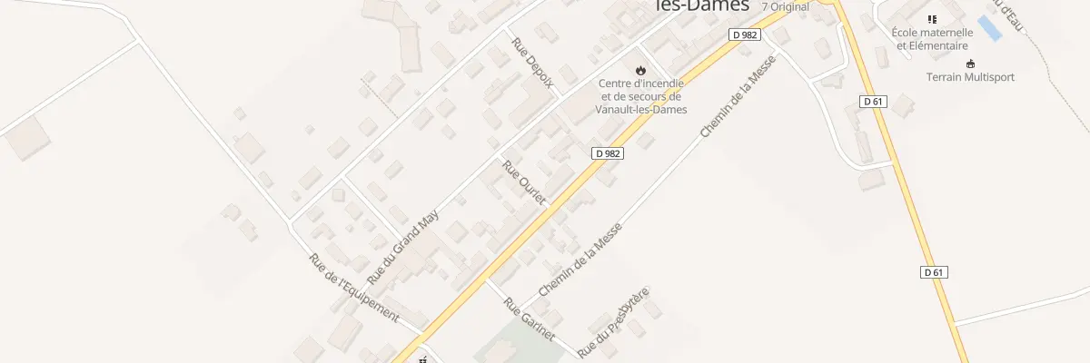 Plan du 30 Gr Grande Rue à Vanault-les-Dames