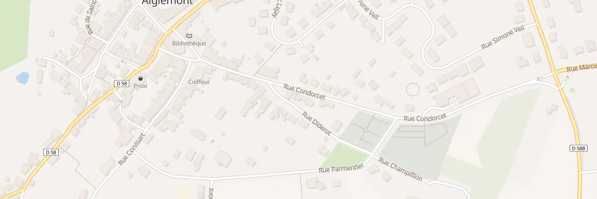 Plan du 34 Rue Condorcet à Aiglemont