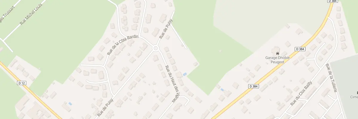 Plan du 36 Rue du Haut des Vignes à La Porte du Der