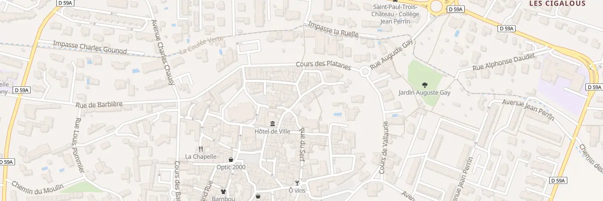 Plan du 6 Rue du Portail Fanjoux à Saint-Paul-Trois-Châteaux