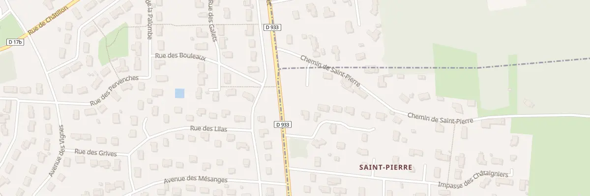 Plan du 64A Che de Saint - Pierre à Francheleins