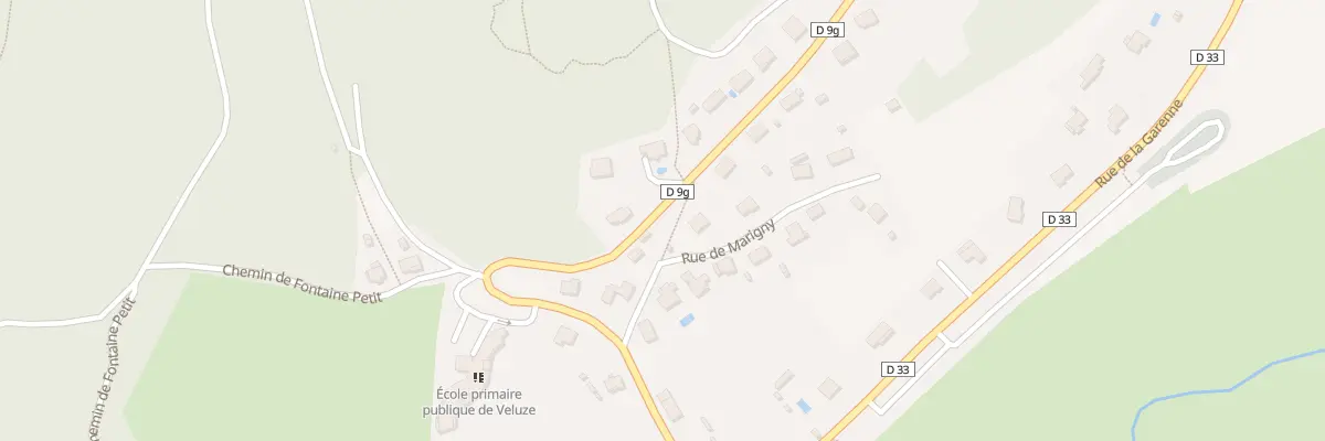 Plan du 360 Rue de Veluze à Gissey-sur-Ouche