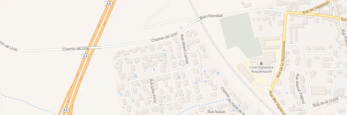 Plan du 4 Av Jean Jaurès à Roquemaure