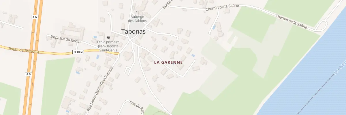 Plan du 85 Che de Quelle à Taponas