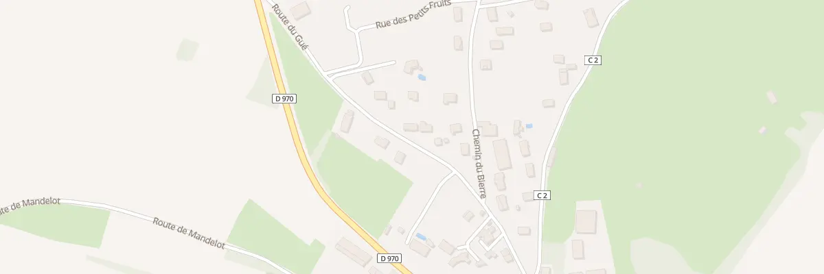 Plan du 6 Rte du Gué à Bouze-lès-Beaune