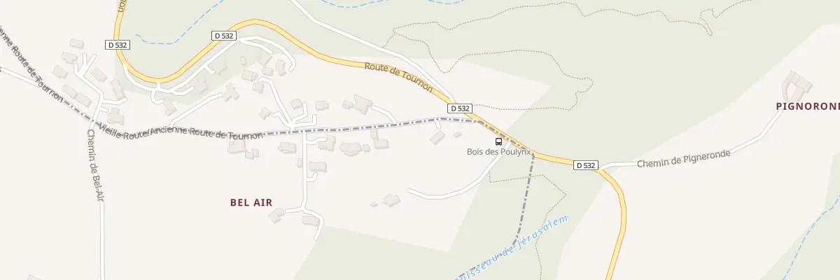 Plan du 125 Rte Vieille Route à Étables
