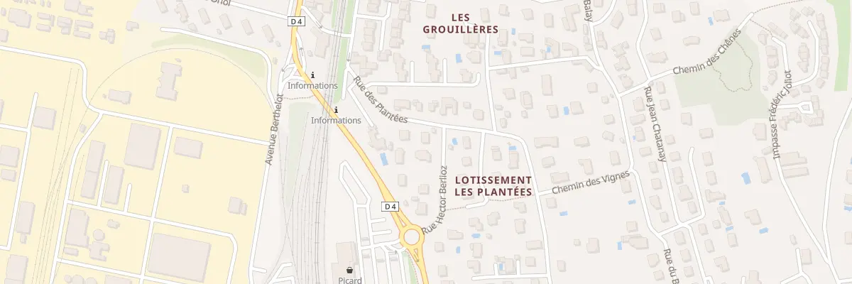 Plan du 22 Rue des Plantees à Saint-Clair-du-Rhône