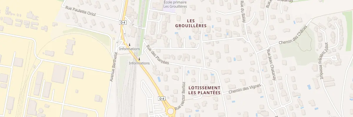 Plan du 5408 Rue des Plantees à Saint-Clair-du-Rhône