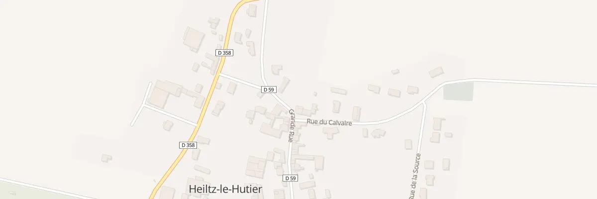 Plan du 34 Gr Grande Rue à Heiltz-le-Hutier