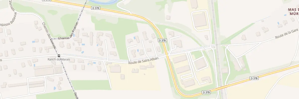 Plan du 9006 Rte de Saint Alban à Clonas-sur-Varèze