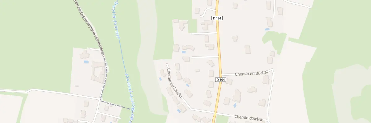 Plan du 374 Rte de Charnay-les-Mâcon à Chevagny-les-Chevrières