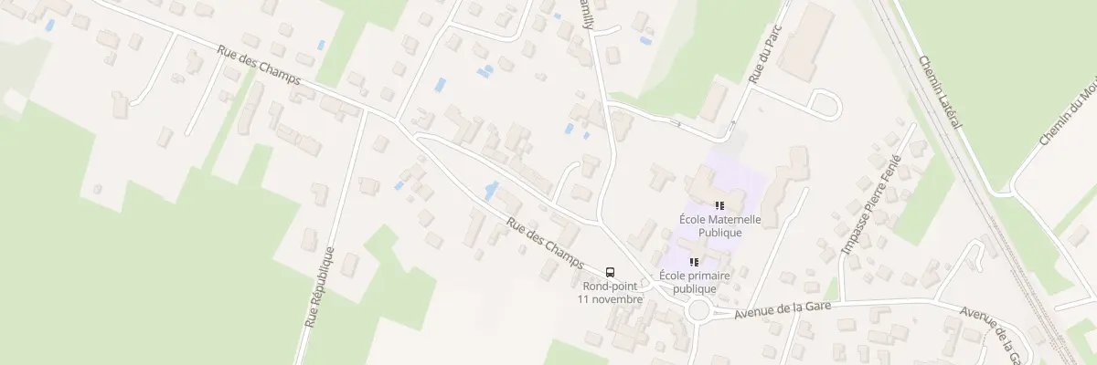 Plan du 4 Rue des Champs à Fontaines