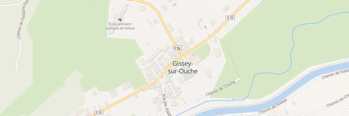 Plan du 16 Rue du Moulin Thibel à Gissey-sur-Ouche