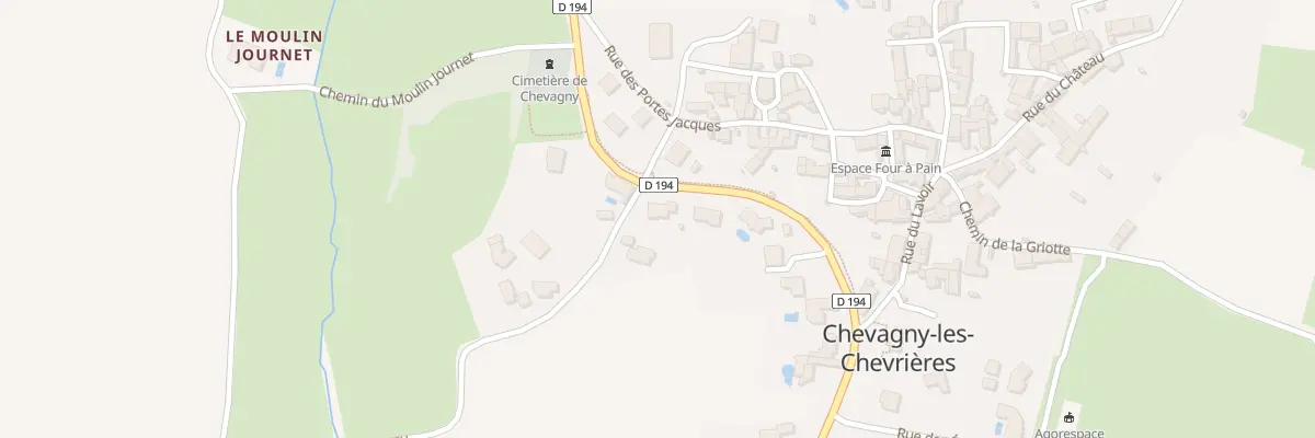 Plan du 71 Che de Montagny à Chevagny-les-Chevrières