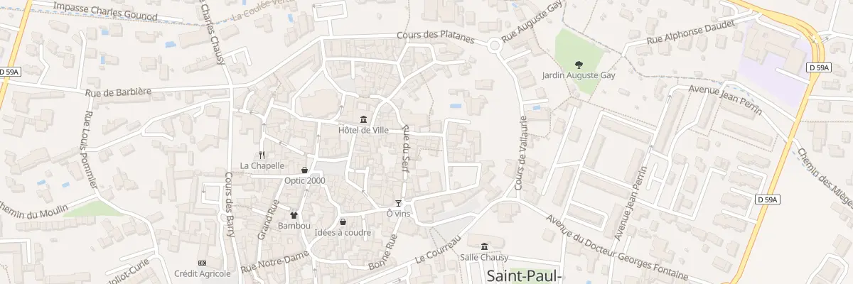 Plan du 1A Pas du Château à Saint-Paul-Trois-Châteaux