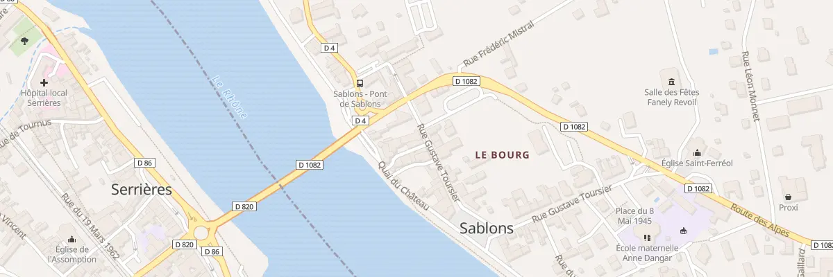 Plan du 5 Rue Gustave Toursier à Sablons