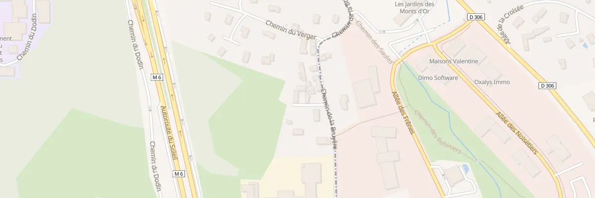 Plan du 22 Che de la Bruyère à Dardilly