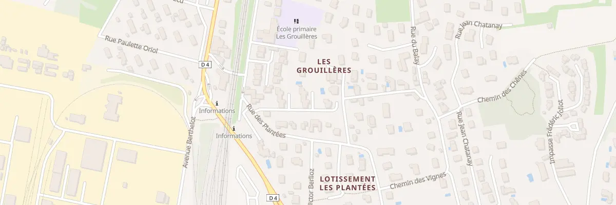 Plan du 33 Rue des Plantees à Saint-Clair-du-Rhône