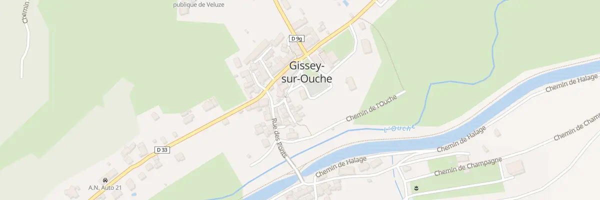 Plan du 35 Rue de l’Eglise à Gissey-sur-Ouche