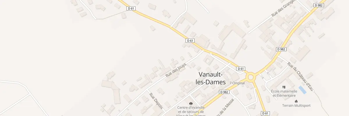 Plan du 8 Rue des Jouys à Vanault-les-Dames