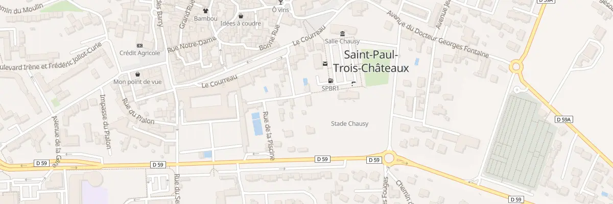 Plan du 4 Rue de la Piscine à Saint-Paul-Trois-Châteaux
