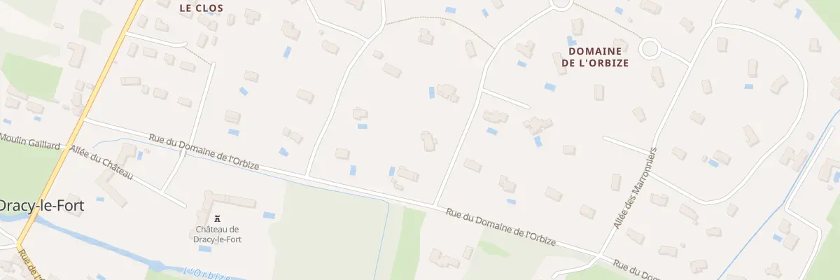 Plan du 3 All des Cytises à Dracy-le-Fort