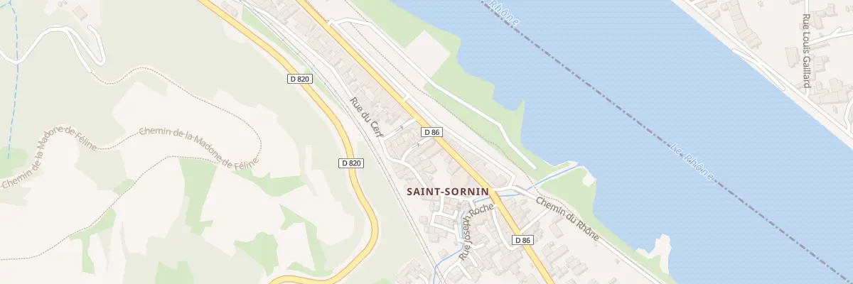 Plan du 476 Quai Jules Roche Sud à Serrières