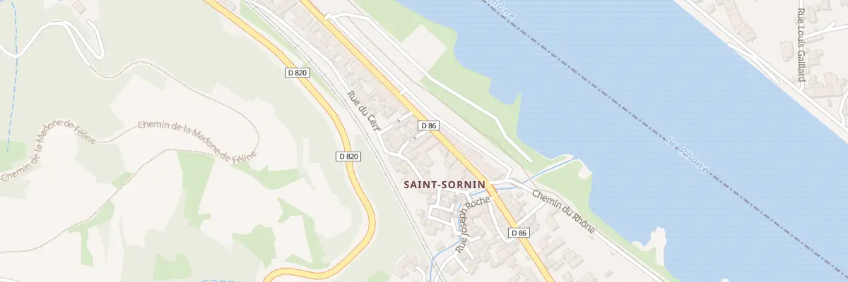 Plan du 1 Le Village Saint-sornin à Serrières