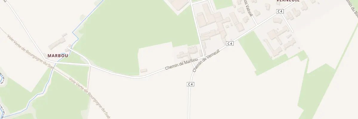 Plan du 48B Che de Marbou à Charnay-lès-Mâcon