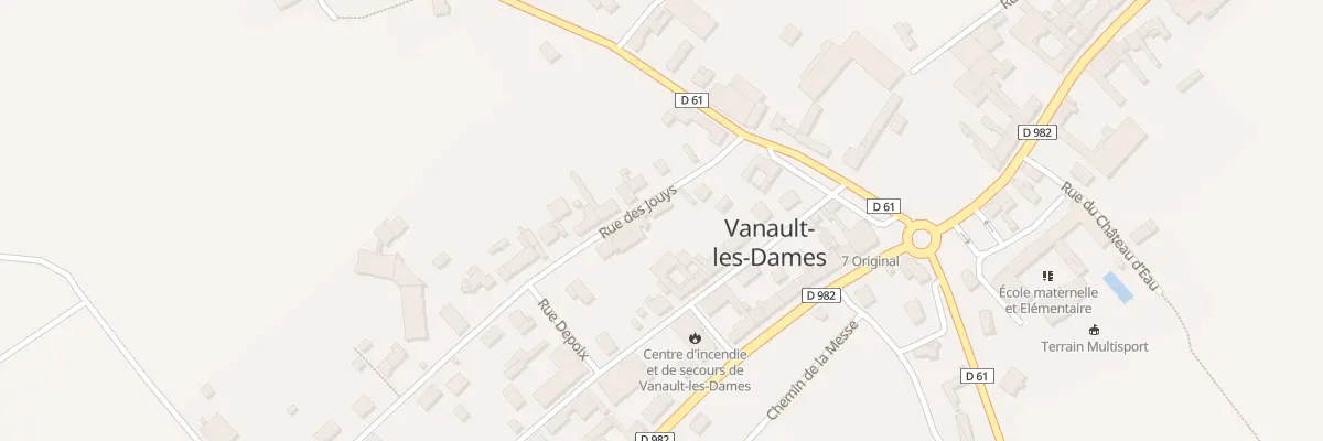 Plan du 5 Rue des Jouys à Vanault-les-Dames