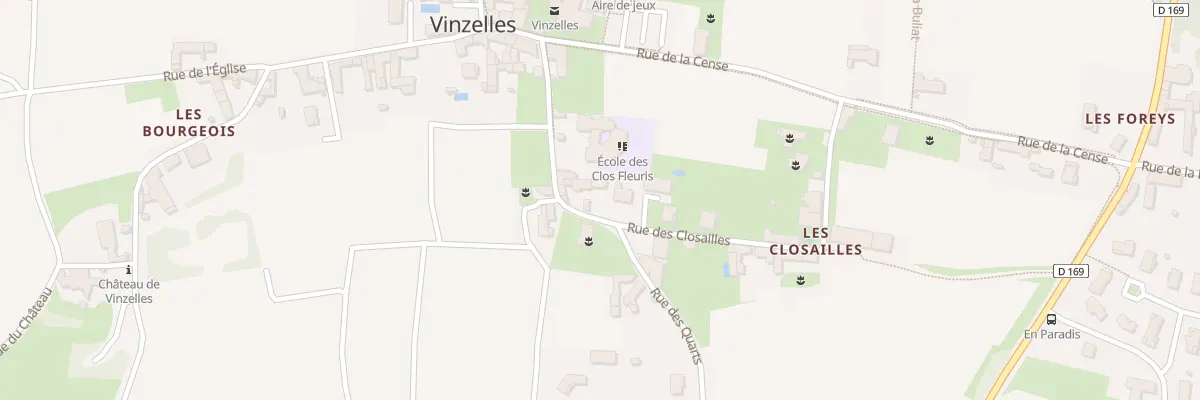 Plan du 227 Rue de la Mairie à Vinzelles