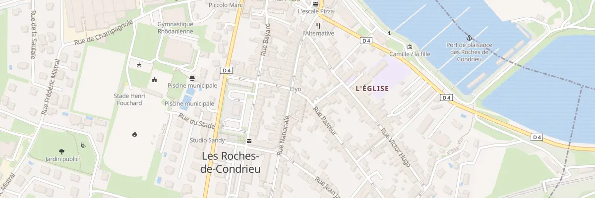 Plan du 4 Rue Pasteur aux Roches-de-Condrieu