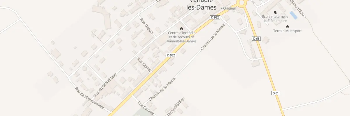 Plan du 9 Gr Grande Rue à Vanault-les-Dames