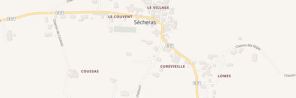 Plan du 80 Che de Palisson à Sécheras
