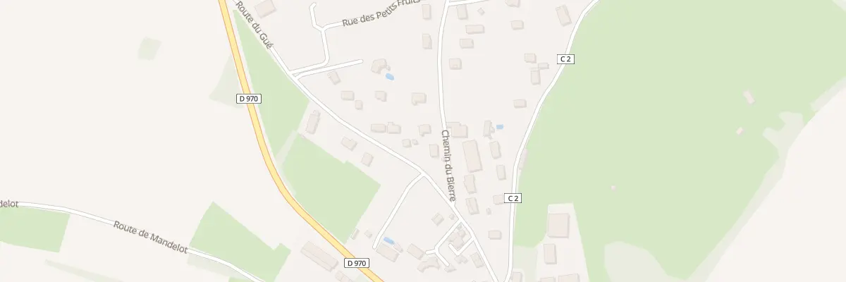 Plan du 2 Rte du Gué à Bouze-lès-Beaune
