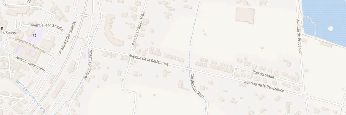 Plan du 331 Av de la Résistance à Cruas
