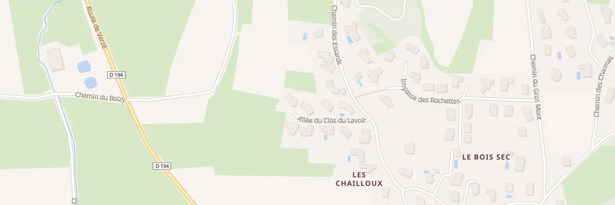 Plan du 60 All du Clos du Lavoir à Chevagny-les-Chevrières