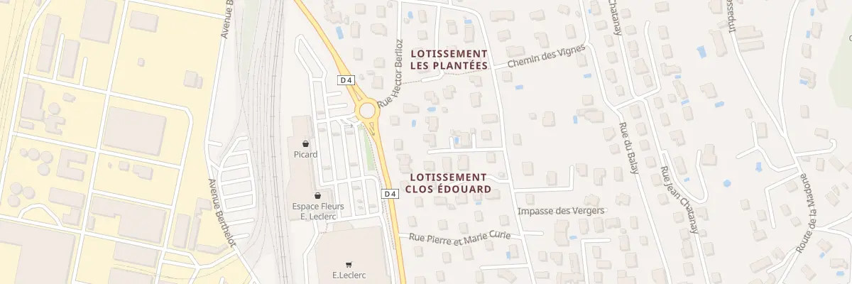 Plan du 512 Rue des Plantees à Saint-Clair-du-Rhône