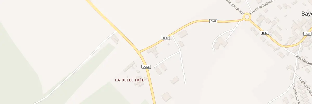 Plan du 16 La Belle Idée à Bayel