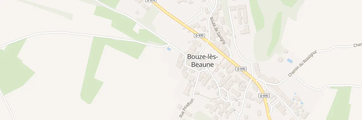 Plan du 8 Che sur la Perriere à Bouze-lès-Beaune