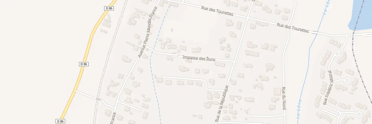Plan du 111 Impasse des Ilons à Cruas