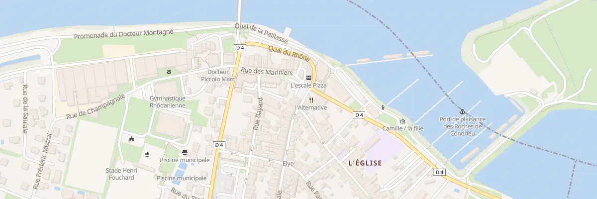 Plan du 4A Rue Nationale aux Roches-de-Condrieu