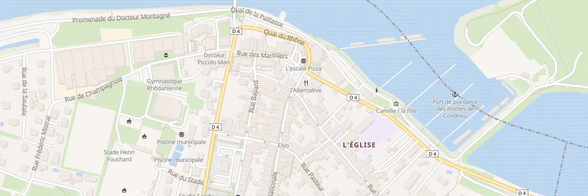 Plan du 5 Rue Nationale aux Roches-de-Condrieu