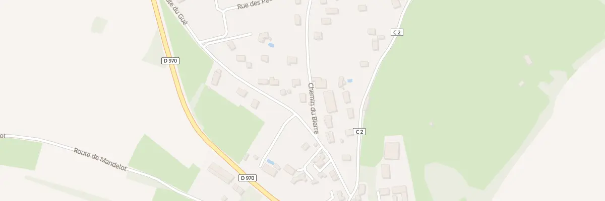 Plan du 1 Che de Bierre à Bouze-lès-Beaune
