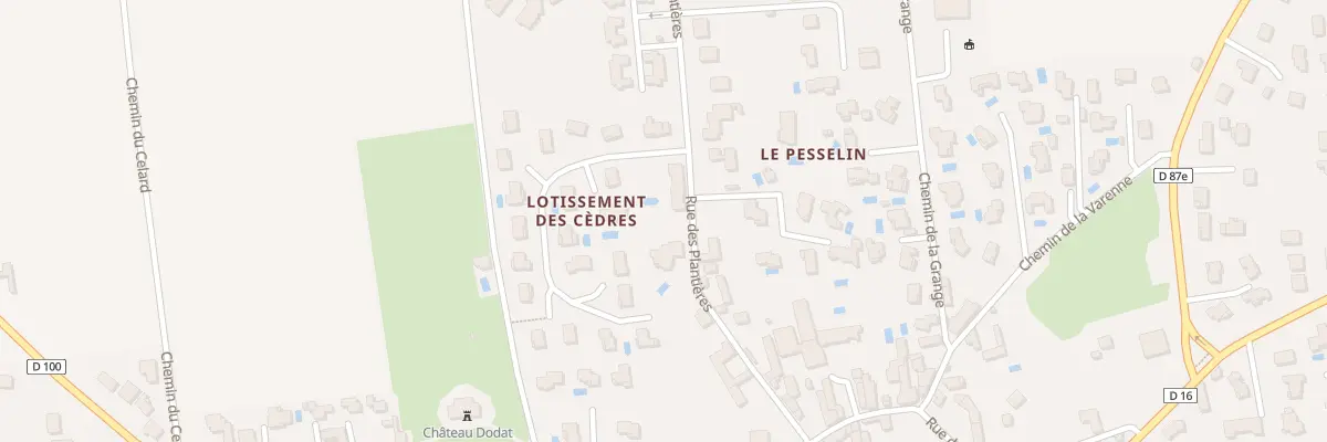 Plan du 345 Rue des Plantières à Chasselay