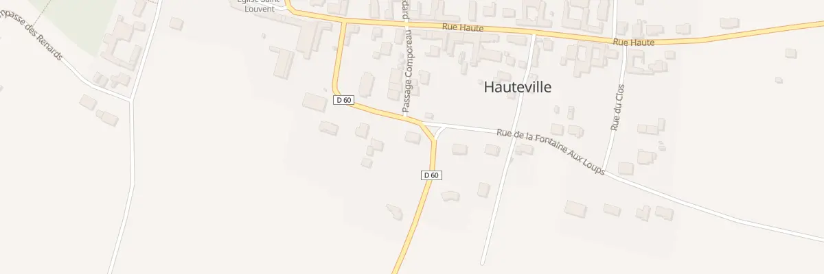 Plan du 16 Rue de l’Ancien Lavoir à Hauteville